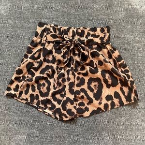 cheetah print shorts